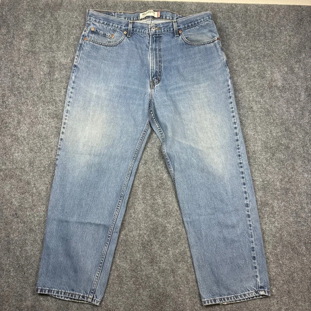 Levi's 550 Jeans Mens 40x30 Blue Relaxed Fit Tapered Leg Denim 0405
